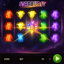 Infinity Casino - Starburst Slot Game