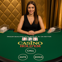 Infinity Casino - Live Casino Hold'em with Real Dealers